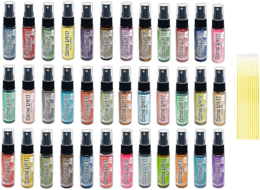 Amazon.com: Tim Holtz Ranger Distress Spritz Sprays Bundle - All