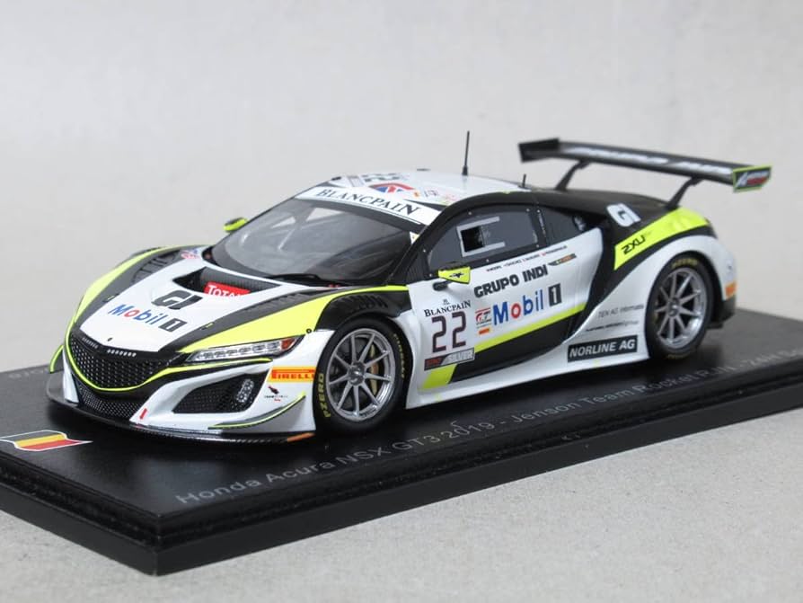 Amazon.co.jp: 1/43 Acura NSX GT3 2019 Jenson Team Rocket RJN #22