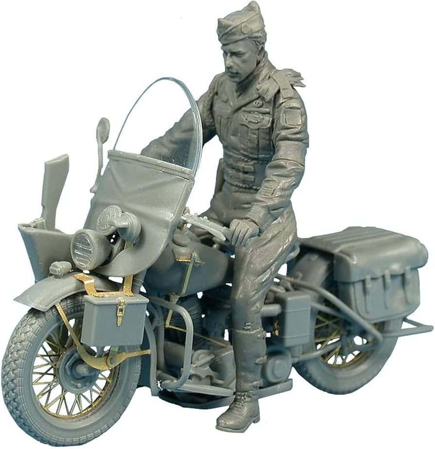 Amazon | ミニアート(Miniart) 1/35 アメリカ陸軍憲兵 バイク付