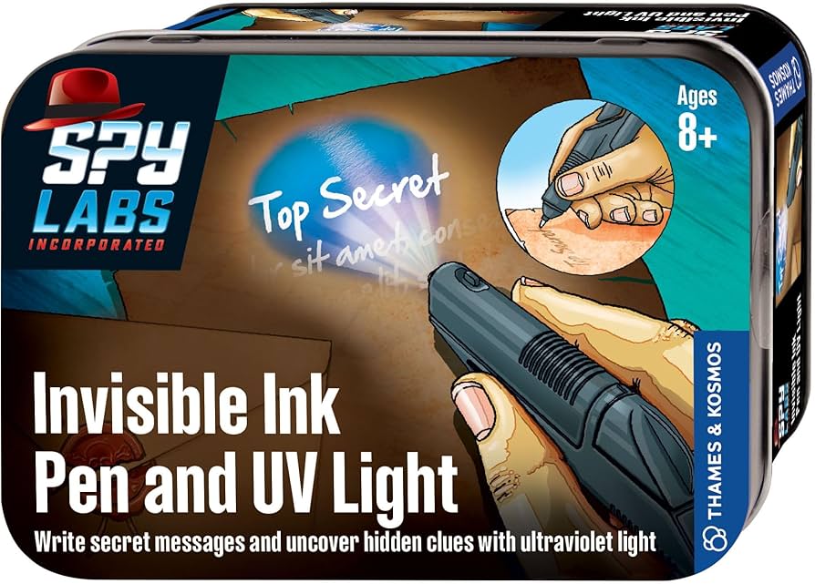 Amazon.com: Spy Labs Inc: Invisible Ink Pen and UV Light by Thames
