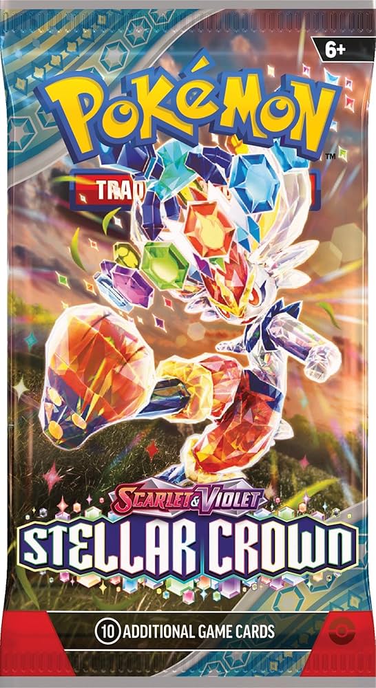 Amazon.com: POKEMON TCG: Scarlet & Violet Stellar Crown BOOSTER
