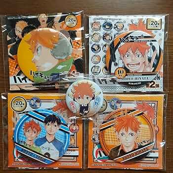 Amazon.co.jp: ハイキュー 日向翔陽 コレクション缶バッジ 原作缶