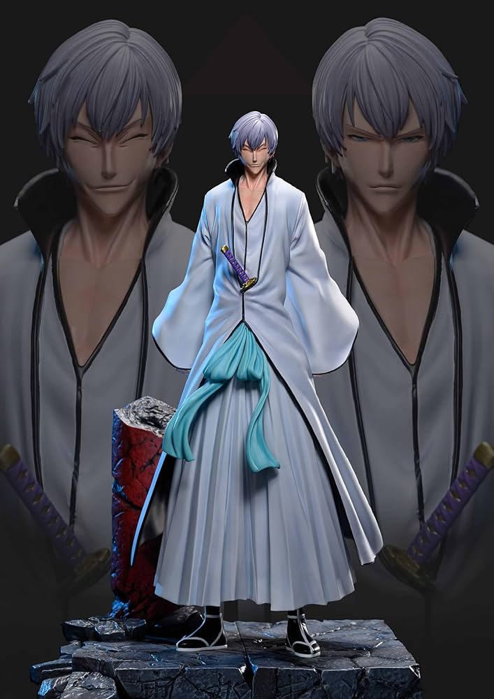 Amazon.co.jp: 市丸ギン いちまるギン フィギュア 1/6スケール 塗装