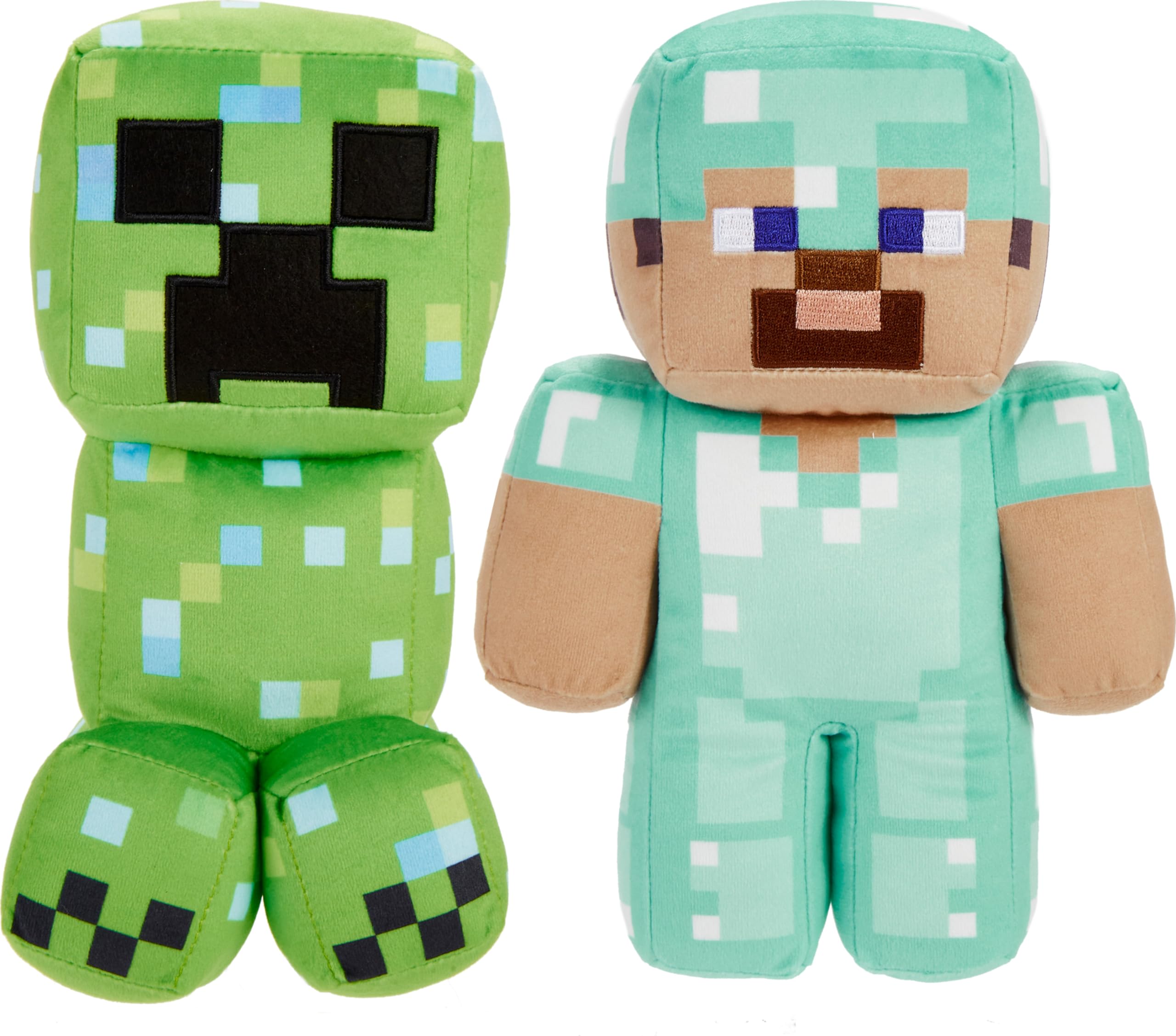 Amazon.co.jp: Mattel マインクラフト ぬいぐるみ フィギュア 2個