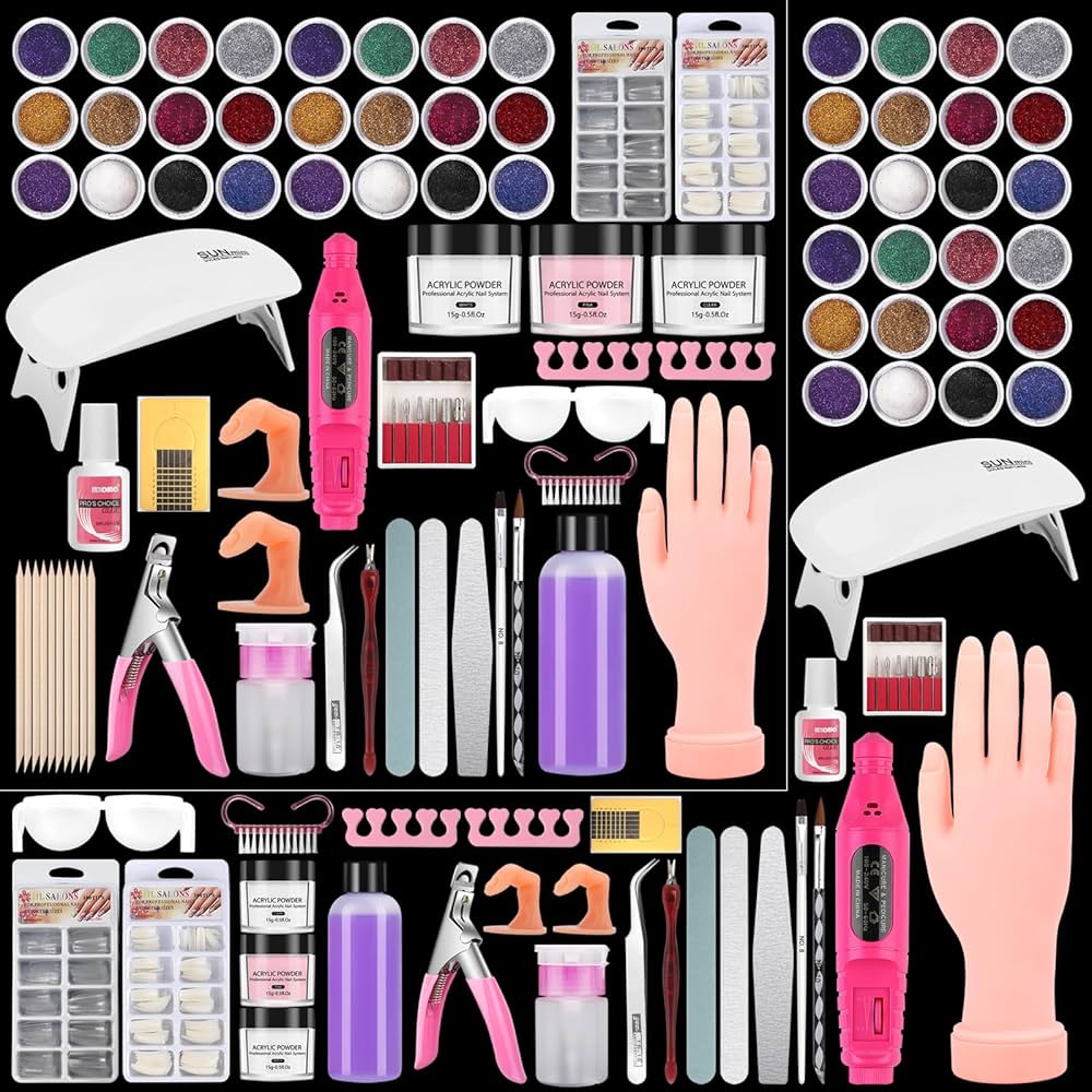 Amazon.com: Practice Hand for Acrylic Nails Kit, Fake Hand for