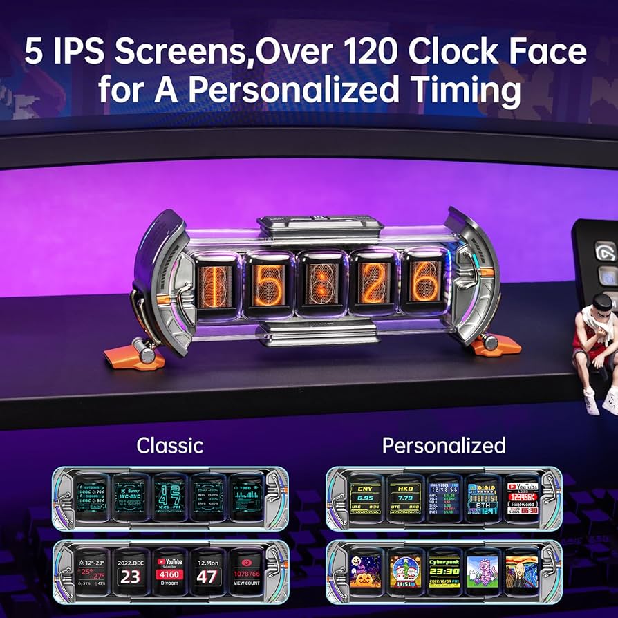 Amazon.com: Divoom Times Gate - Cyberpunk Gaming Setup Digital