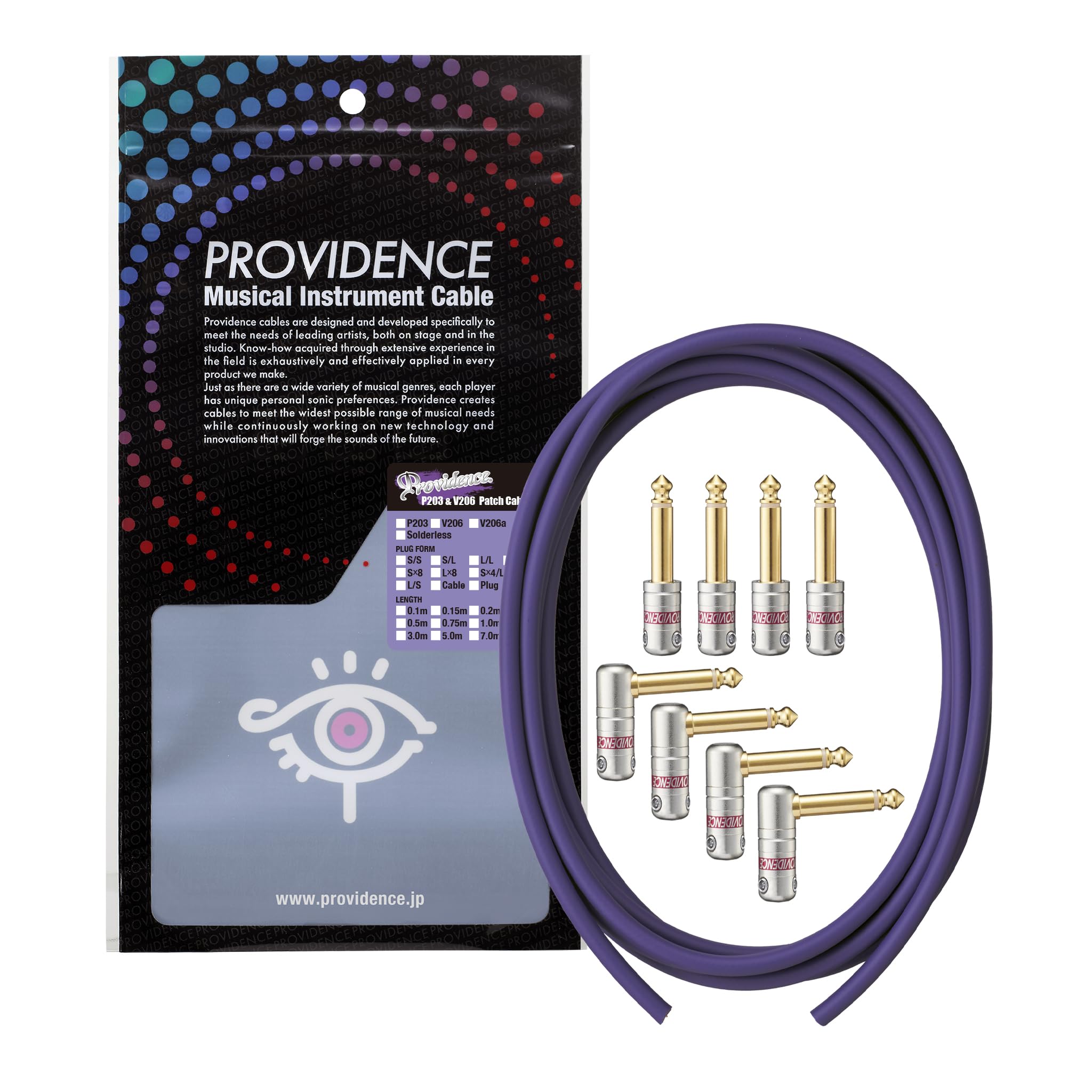 Amazon | Providence プロビデンス パッチケーブルP203 ソルダーレス
