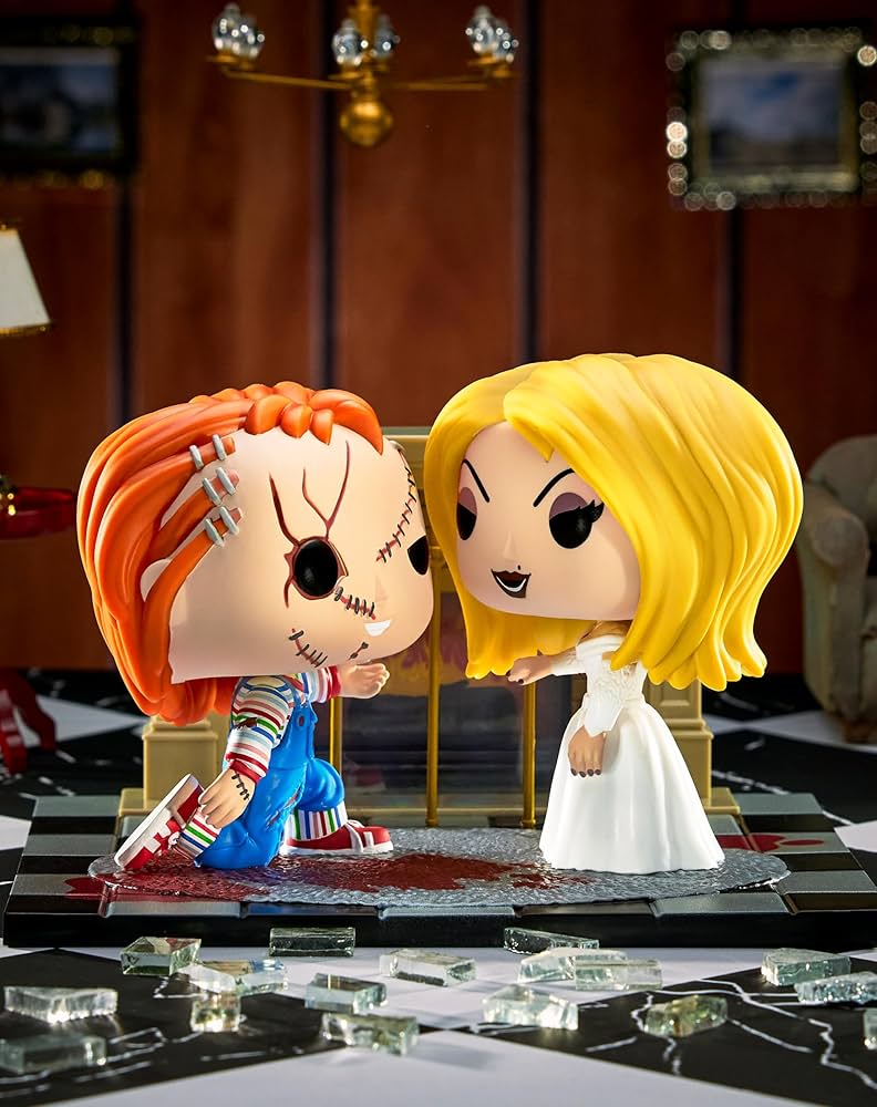 Amazon.com: Chucky & Tiffany Movie Moment Funko POP! - Bride of