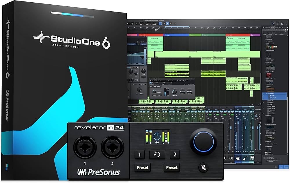 PreSonus Revelator io24 USB-C Compatible Audio Interface with