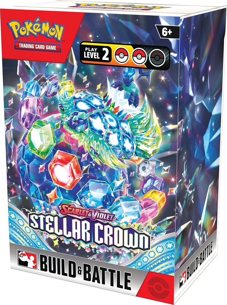 Amazon.com: POKEMON TCG: Scarlet & Violet Stellar Crown BUILD AND