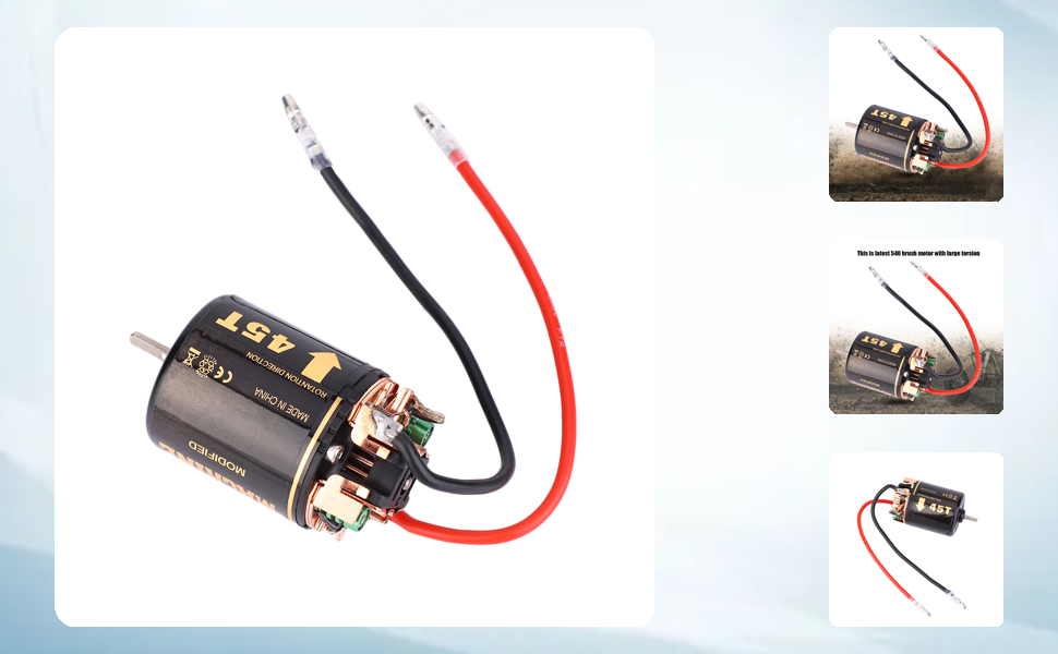 Amazon.co.jp: 540ブラシレスモーター 45Tモーター 7.2V 電圧無負荷