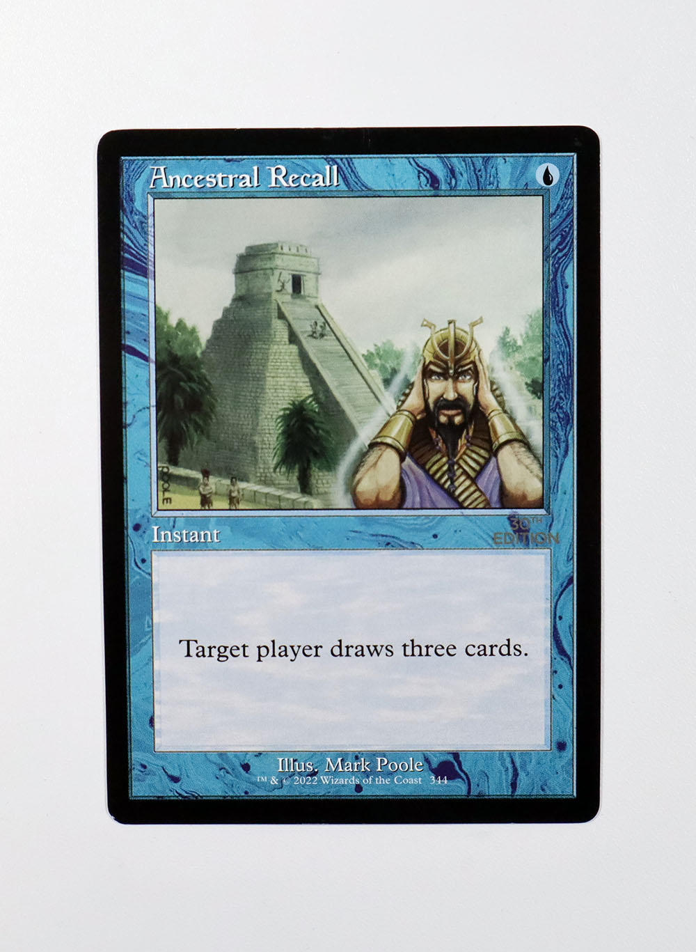 Ancestral Recall old frame from 30th Anniversary Edition (30A) MTG