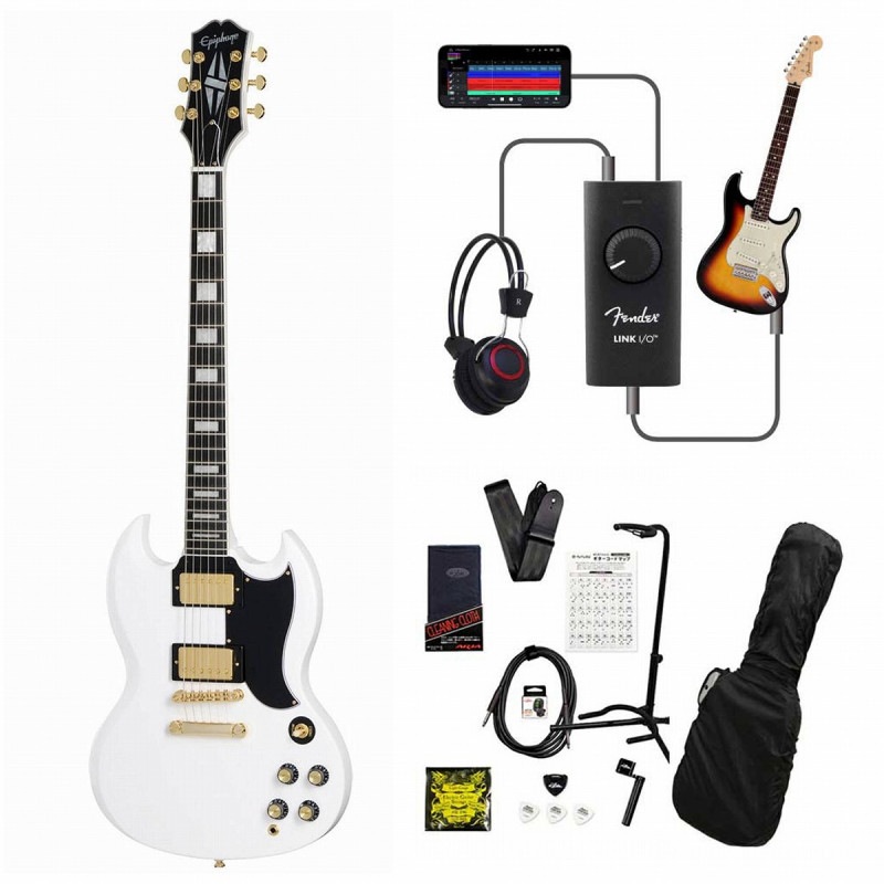 Epiphone / Inspired by Gibson SG Custom Alpine White 録音