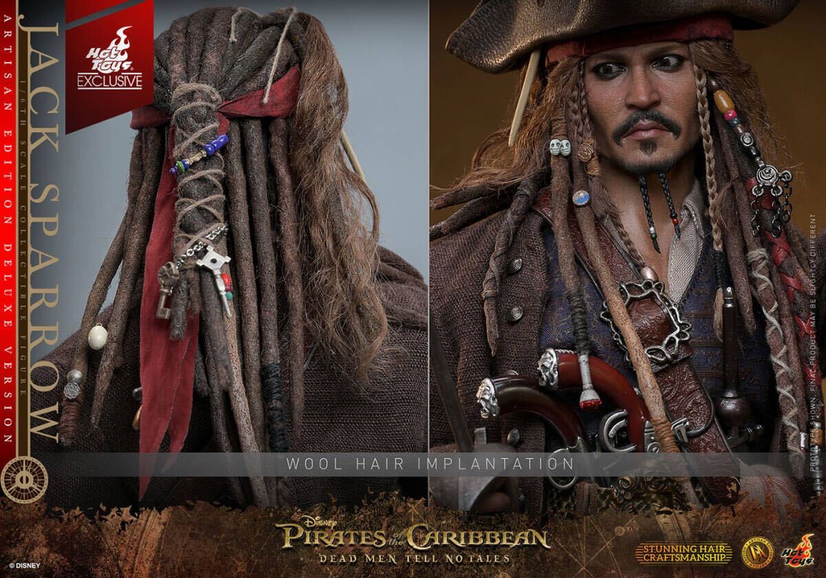 ホットトイズ 1/6 パイレーツ・オブ・カリビアン ジャック・スパロウ