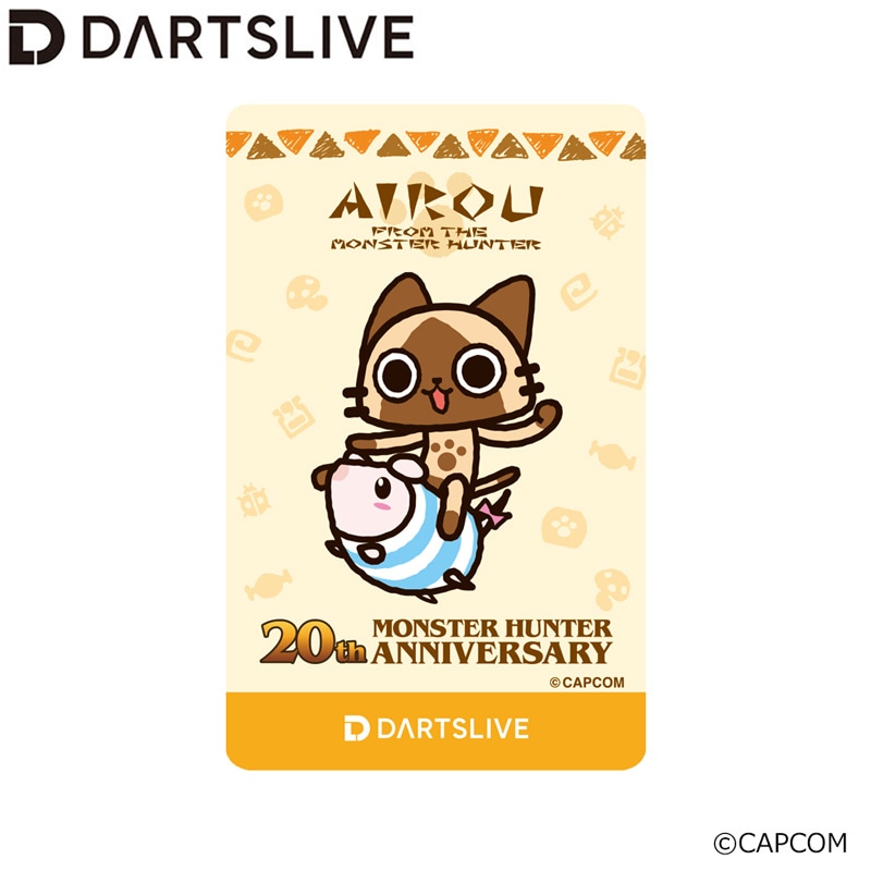 ダーツライブカード モンハン 20周年記念 DARTSLIVE アクセサリ > ダーツライブカード > MONSTER HUNTER 20th ANNIVERSARY