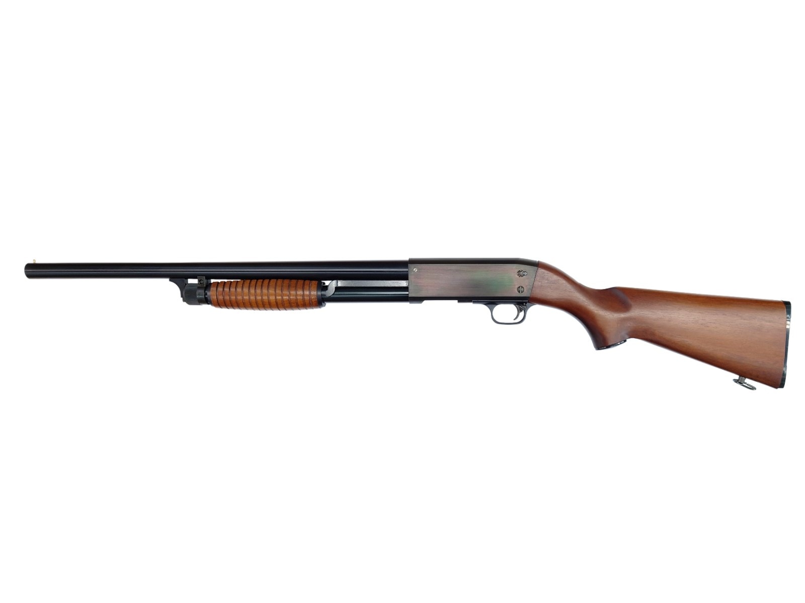 KTW エアーコッキング イサカ M37 フェザーライト フルメタルモデル