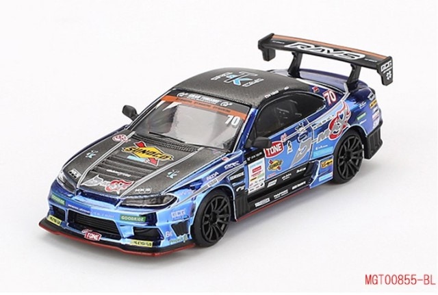 新品 MGT00855-BL TSM MINI-GT 1/64 日産 Nissan シルビア (S15) D1 GP