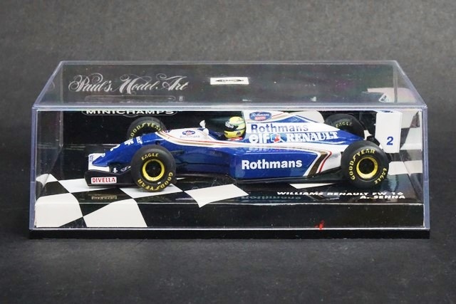 1/43ミニチャンプス 430940002 ウィリアムズ ルノー FW16 F1 A.セナ