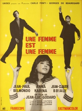 女は女である 1961年 ジャン・リュック・ゴダール監督 | 映画ポスター