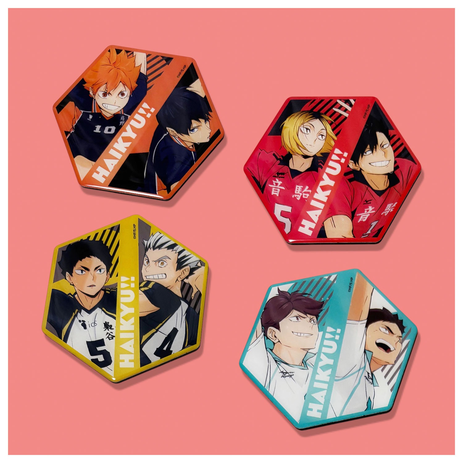 公式] メーカー直営 ハイキュー!! キャラクタービッグマグネット 烏野