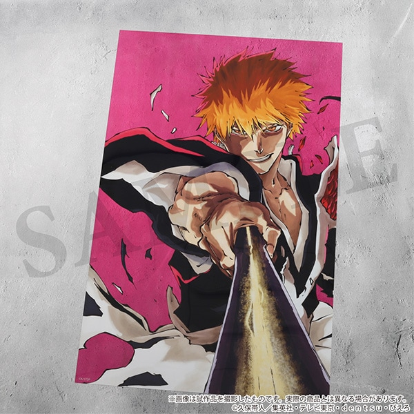 BLEACH 千年血戦篇 クリアポスター 黒崎一護 CALL YOUR NAME VISUAL