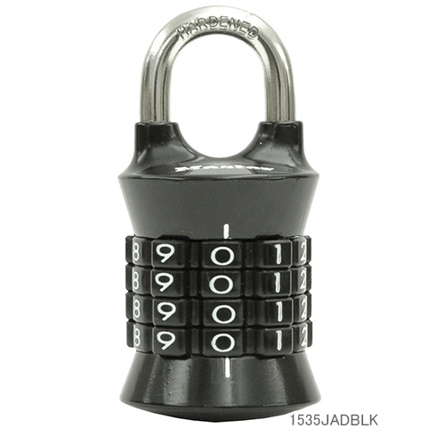 ワード可変式南京錠 1535JADBLK | 製品一覧（個人向け） | マスター