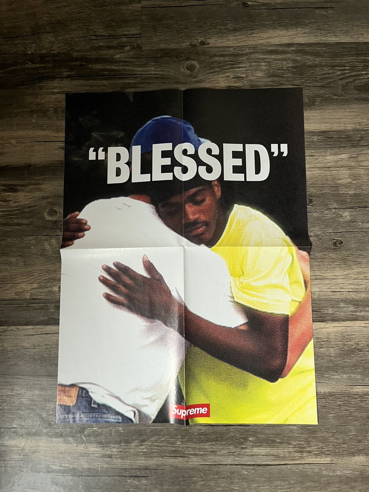 Pre-owned Supreme Blessed Poster In Black | ModeSens