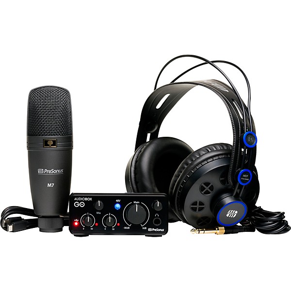 PreSonus AudioBox GO Creator Recording Bundle With Studio One