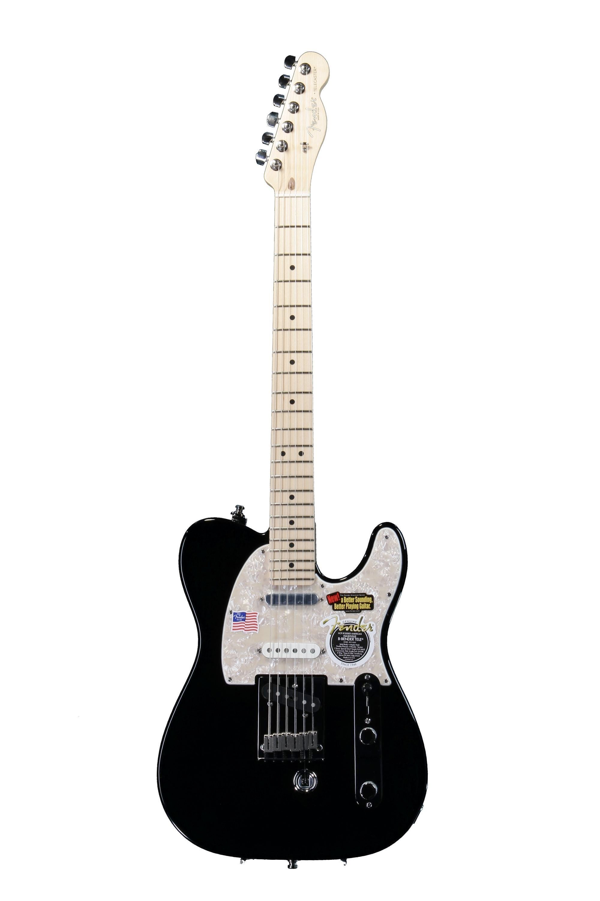 Fender American Nashville B-Bender Telecaster - Black | Sweetwater
