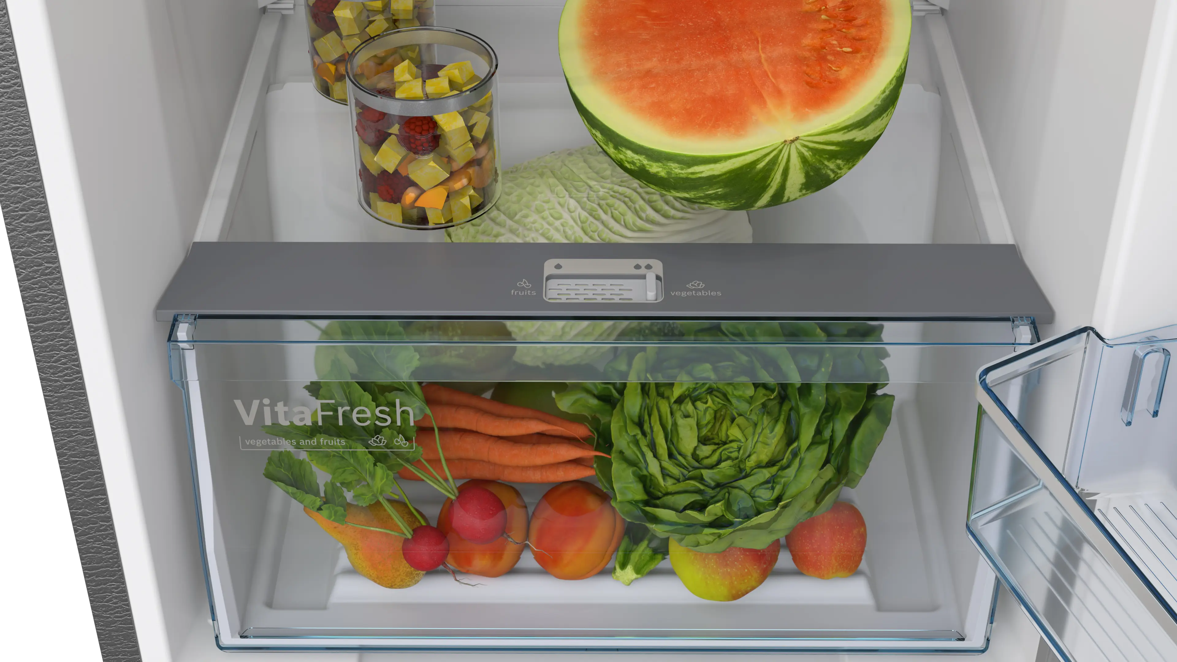 CTC35K22NI free-standing fridge-freezer with freezer at top