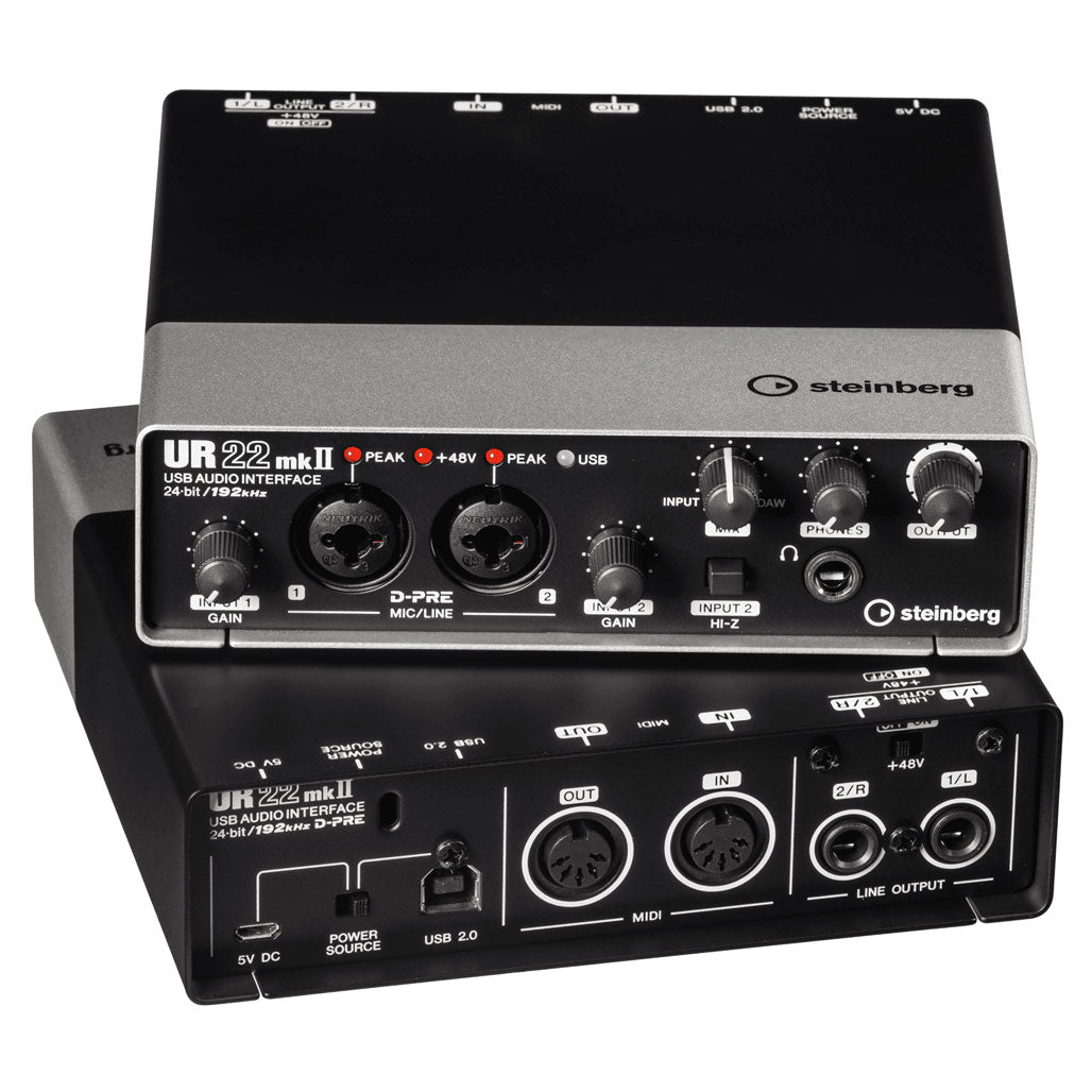Steinberg UR22 mkII 2x2 USB 2.0 Audio Interface w/2x D-PRE's