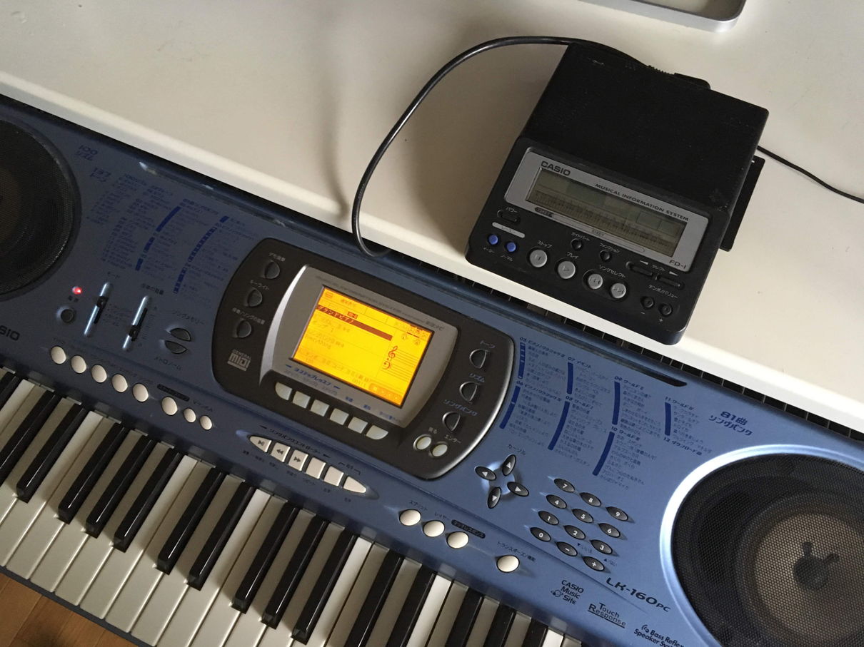 ジャンクMIDI再生機を買ってみた- カシオ FD-1 – | kill-time DX