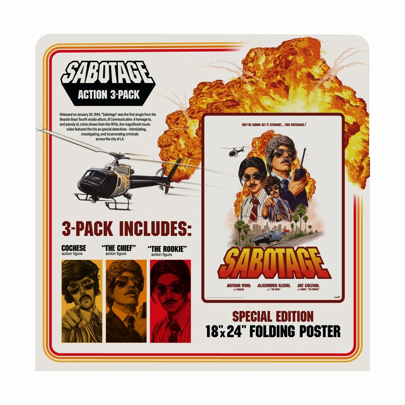 Beastie Boys Sabotage 3 Pack - PAGER TOKYO : PAGER TOKYO