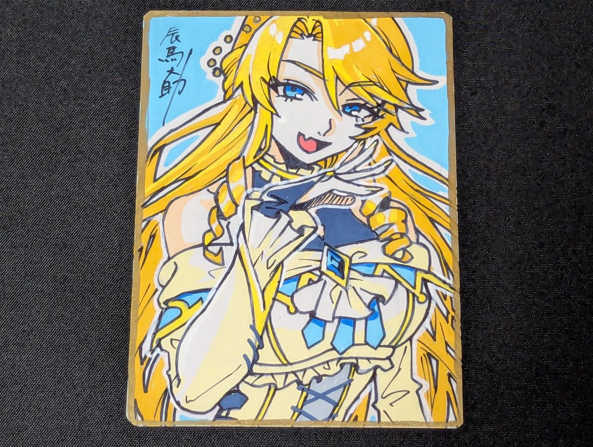 東京MTG様(@TokyoMTG)のイベントにてご依頼をしていた辰馬大助先生