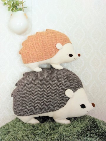ハリネズミの親子のぬいぐるみ : チビロビンの手作り日記