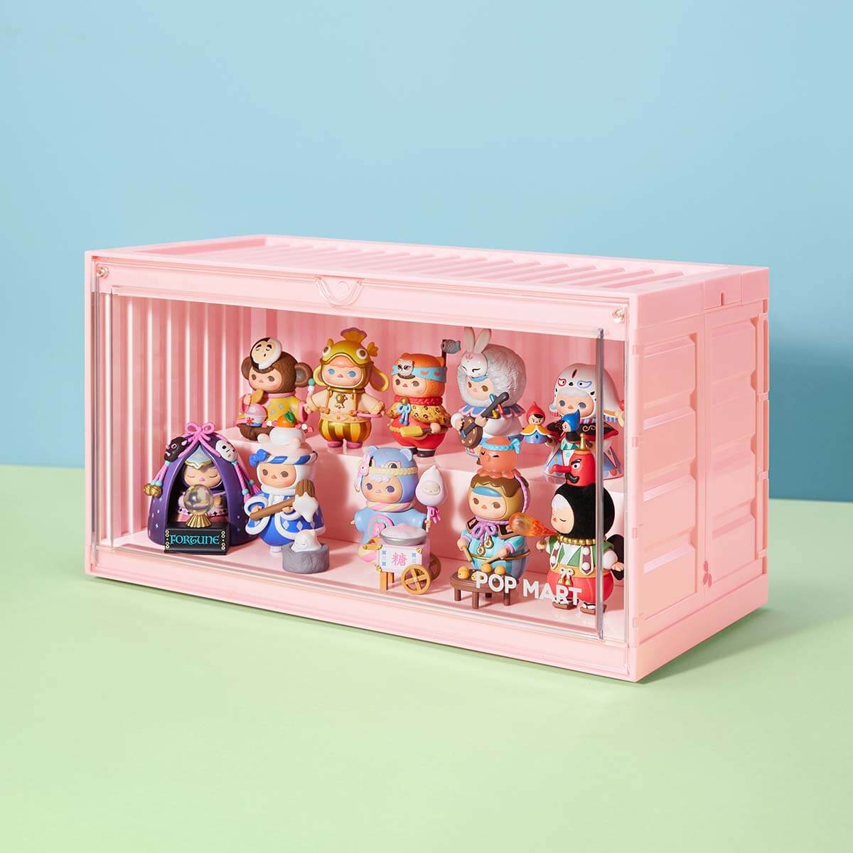 POP MART Luminous Display Container (White&Yellow&Pink) - POP MART