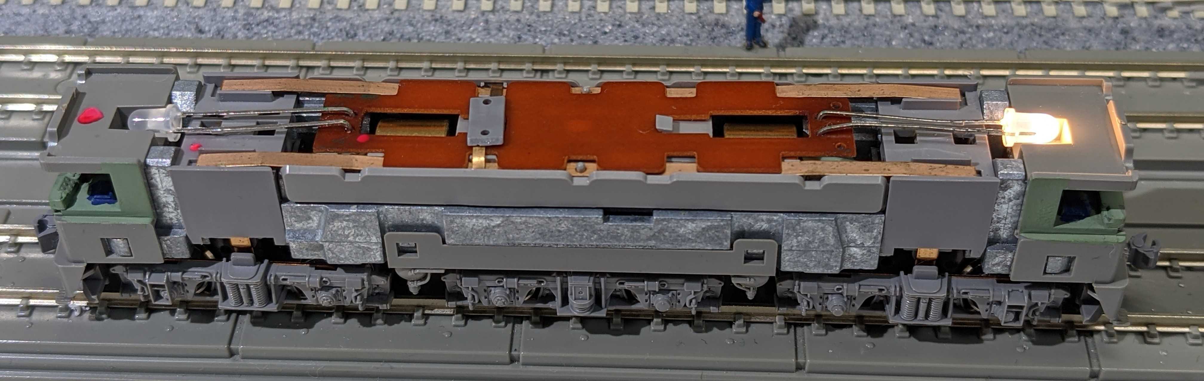🔵🔧kato 3043 EF64 0番台 JR貨物色 全検 🟢試運転 - 竹ノ塚総合車両