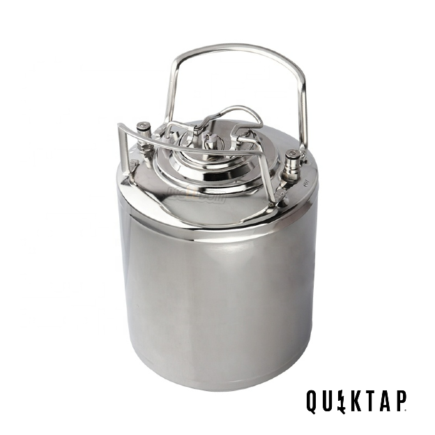 QuikTap® 2.5 Gallon SS Corny Keg w/ Handles – QuikTap®
