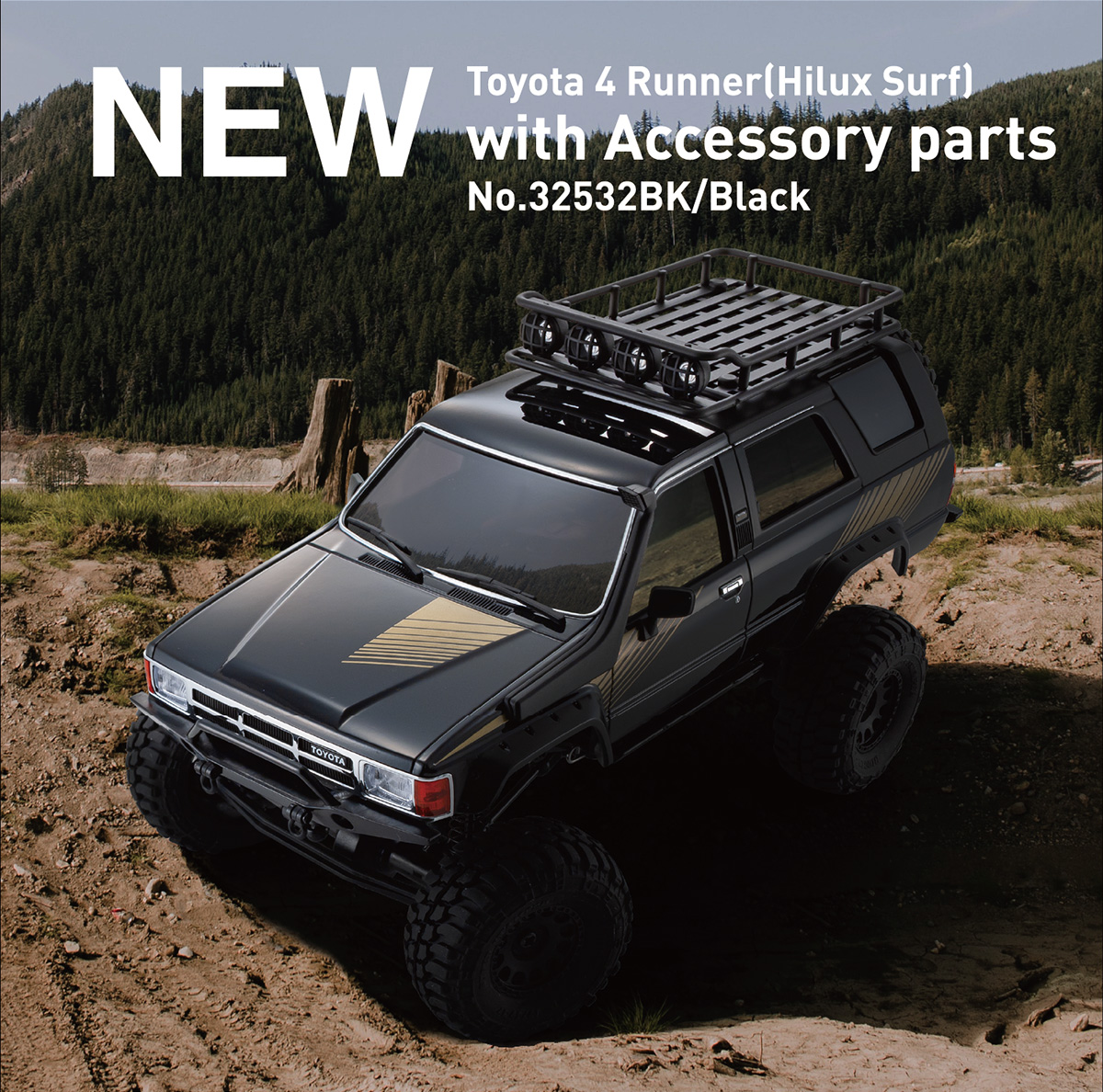 MINI-Z 4×4 Readyset Toyota 4Runner (Hilux Surf) - KYOSHO RC