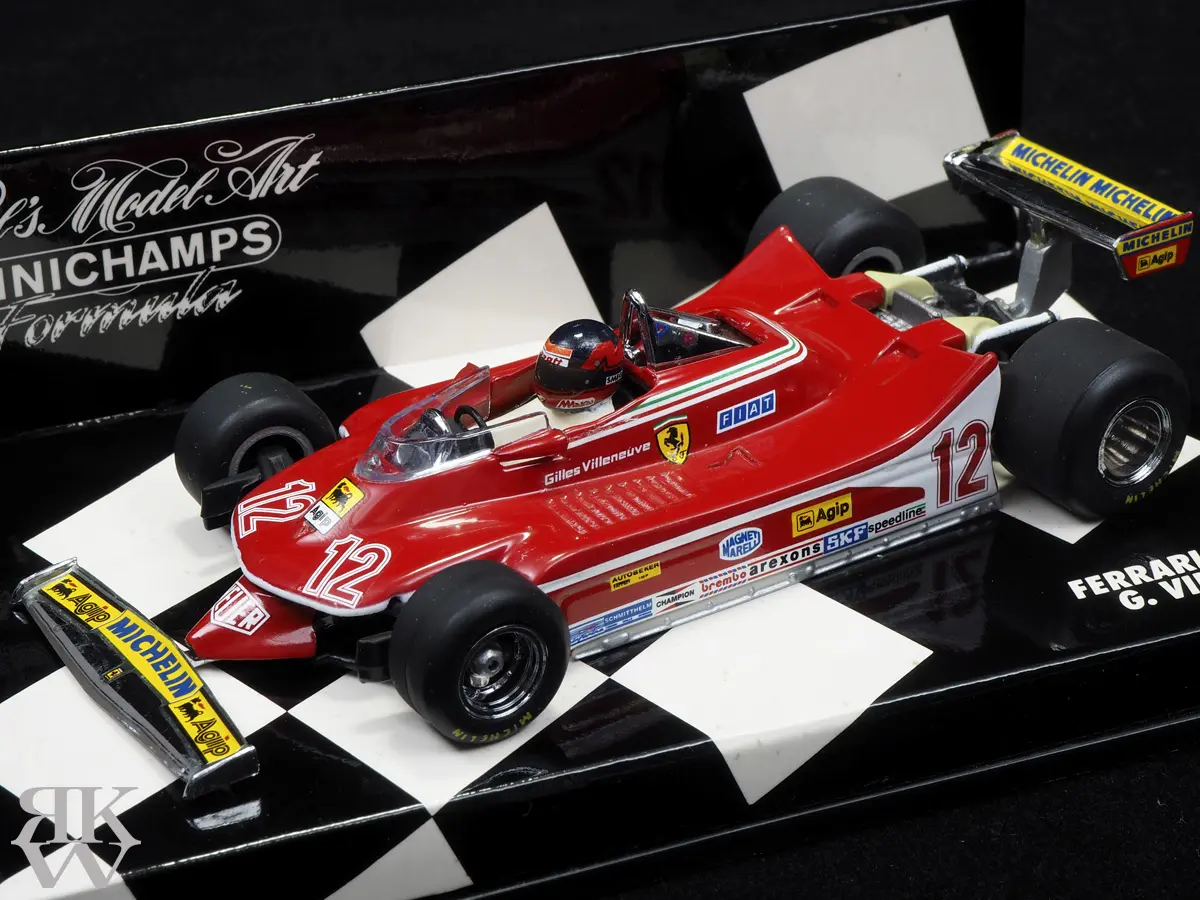 ミニチャンプス 1/43 フェラーリ 312T4 G.ヴィルヌーブ | さいねの