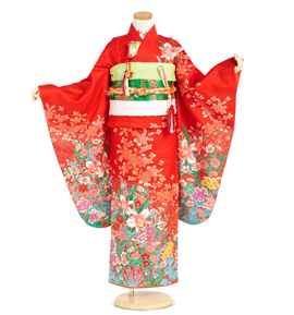 アンティーク風 正絹 七五三（子ども） 7歳 No.JA-5157の通販｜きもの