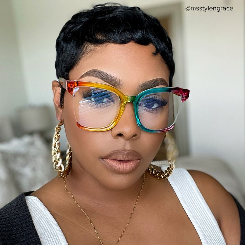 Cadogan Square Colorful Frame Glasses | Zeelool