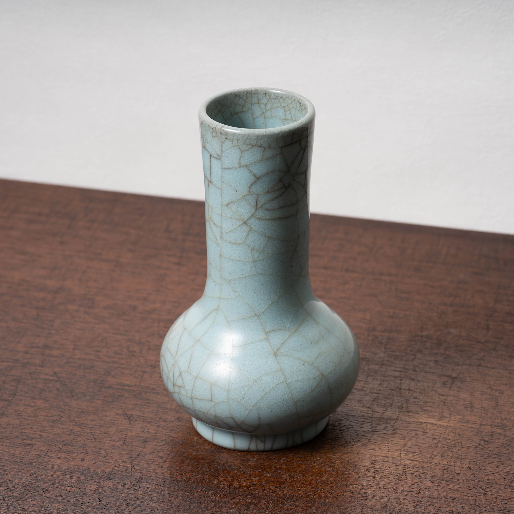南宋官窯 青磁長頸瓶（青磁下蕪瓶） – 燦禾 SANKA