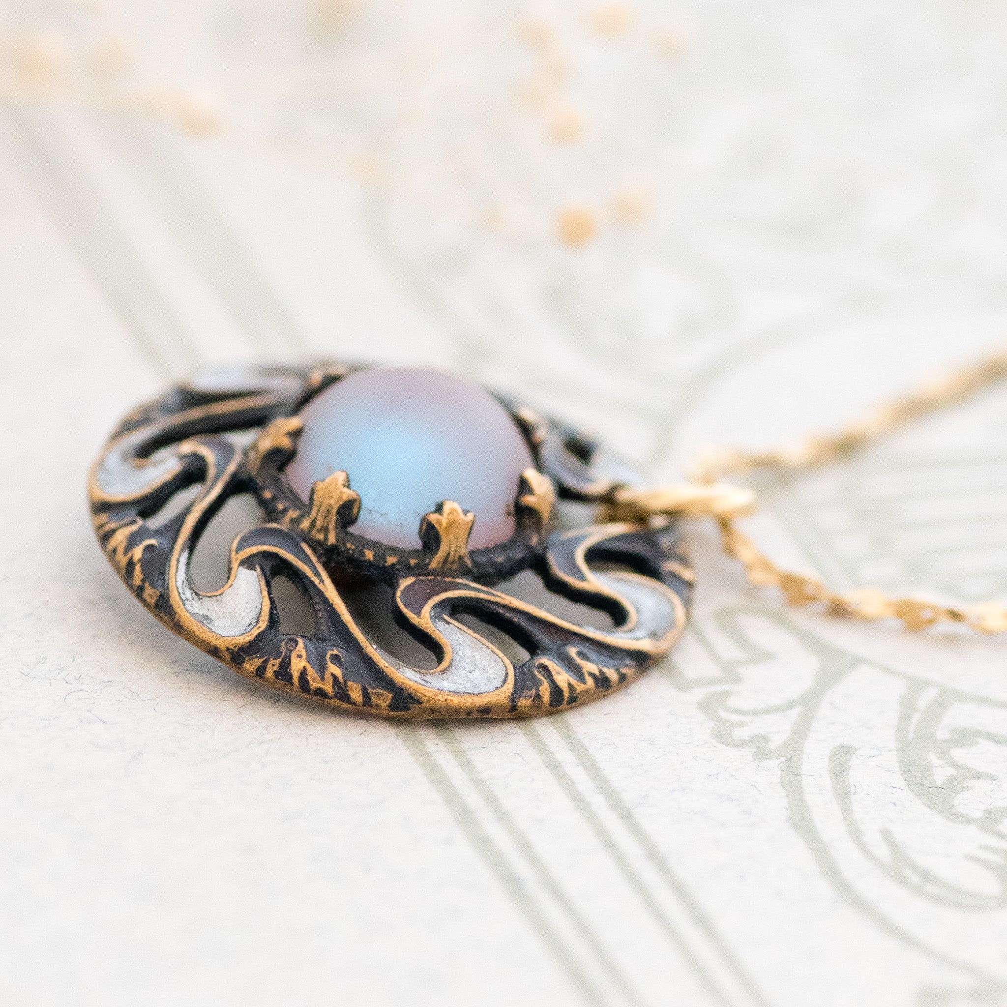 アンティークマットサフィレット・ネックレス