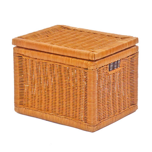 楽天市場】ラッセル 収納ボックス No.6F BR 良質ラタン 大型収納