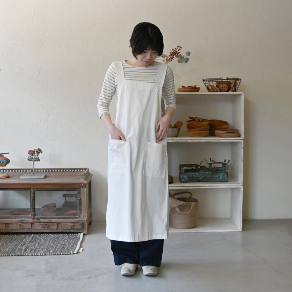 OCコンフォートエプロン ホワイト - 【シサム工房 公式OnlineStore