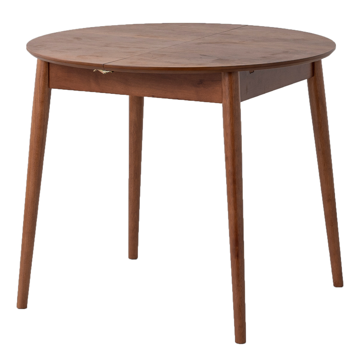 ダイニングテーブル 丸テーブル 4人掛け 伸縮 木製 幅90cm （ 幅120cm