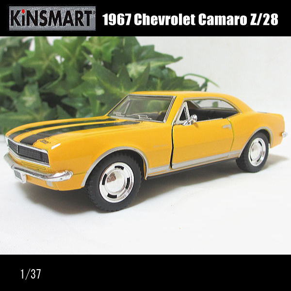 KinSMART 1/38シボレー/カマロ/1967CamaroZ-28/(イエロー)/キン