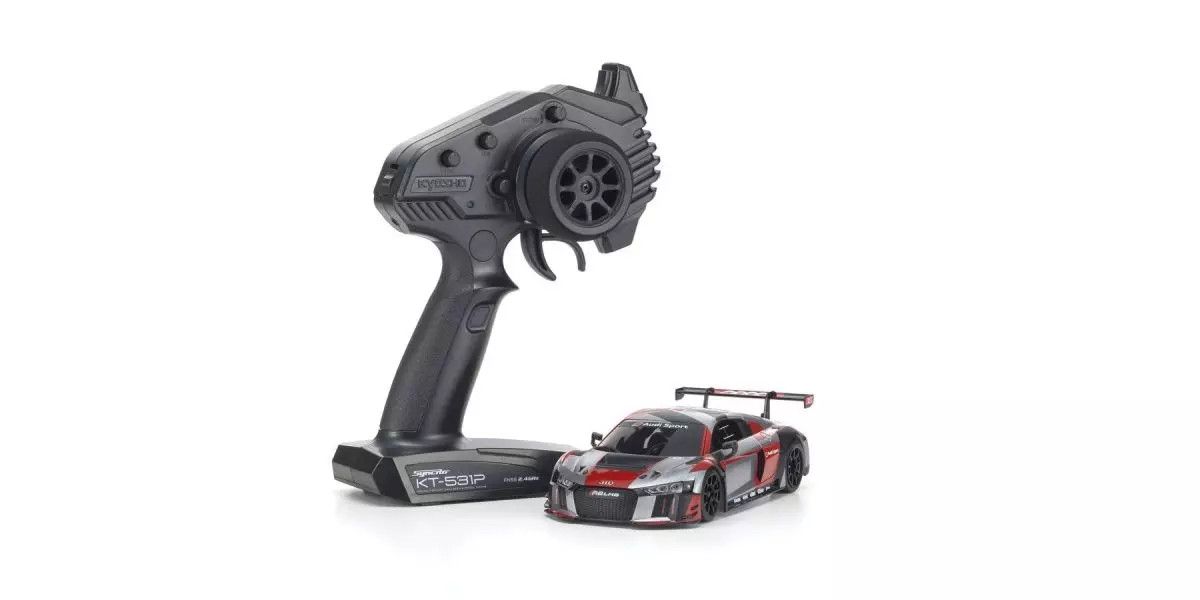 MINI-Z Racer MR-04 RWD readyset Audi R8 LMS 2016 “Gray/Red