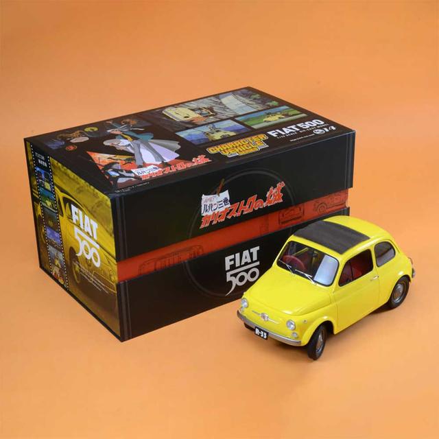 ルパン三世 カリオストロの城 FIAT 500 1/12 ダイキャスト製塗装済み
